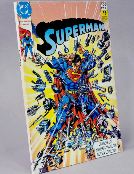 CÓMIC SUPERMAN 104 AL 108 RETAPADO 30 EDICIONES ZINCO DC EXCELENTE ESTADO