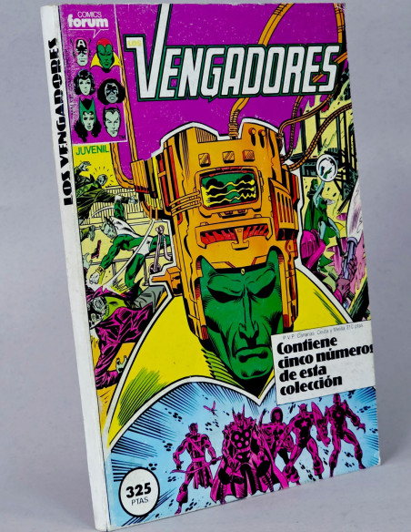 CÓMIC LOS VENGADORES 46 AL 50 RETAPADO VOL.1 FORUM MARVEL VOLUMEN BUEN ESTADO