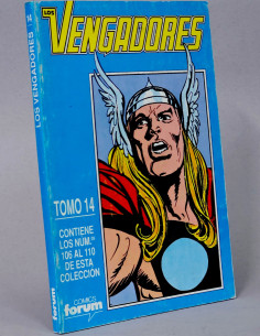 CÓMIC LOS VENGADORES 106 AL 110 RETAPADO TOMO 14 VOL.1...