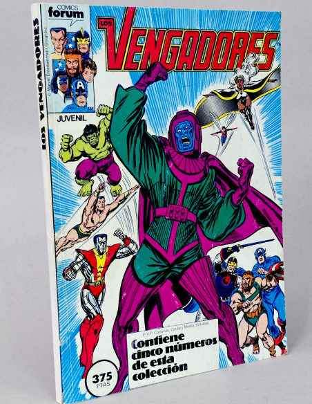 CÓMIC LOS VENGADORES 61 AL 65 RETAPADO VOL.1 FORUM MARVEL VOLUMEN MUY BUEN ESTADO