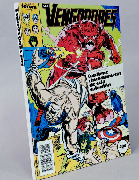 CÓMIC LOS VENGADORES 86 AL 90 RETAPADO VOL.1 FORUM MARVEL VOLUMEN EXCELENTE ESTADO