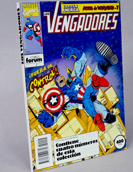 CÓMIC LOS VENGADORES 96 AL 99 RETAPADO VOL.1 FORUM MARVEL VOLUMEN CASI EXCELENTE ESTADO