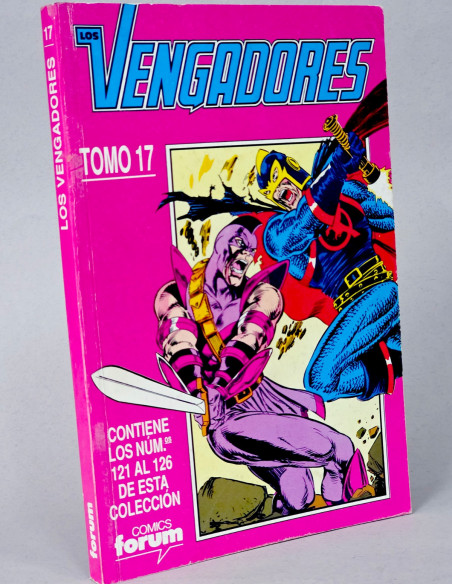 CÓMIC LOS VENGADORES 121 AL 126 RETAPADO VOL.1 FORUM TOMO 17 MARVEL VOLUMEN MUY BUEN ESTADO