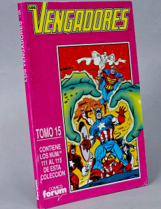 CÓMIC LOS VENGADORES 111 AL 115 RETAPADO TOMO 15 VOL.1...