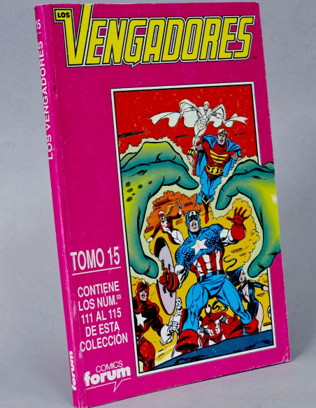 CÓMIC LOS VENGADORES 111 AL 115 RETAPADO TOMO 15 VOL.1 FORUM MARVEL VOLUMEN BUEN ESTADO