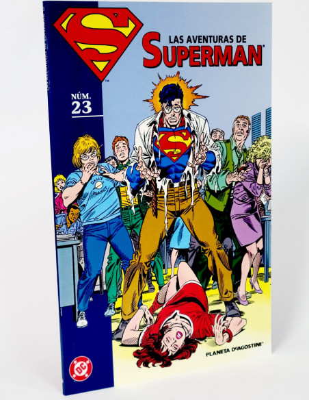 CÓMIC LAS AVENTURAS DE SUPERMAN 23 COLECCIONABLE DC PLANETA DEAGOSTINI DE KIOSCO
