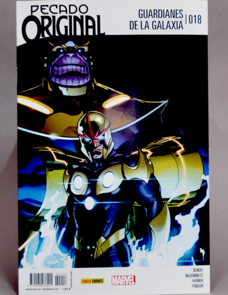 CÓMIC GUARDIANES DE LA GALAXIA 18 PECADO ORIGINAL PANINI MARVEL GRAPA DE KIOSCO