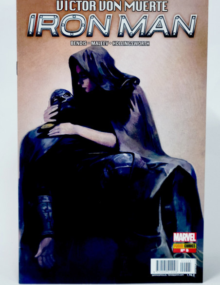CÓMIC VICTOR VON MUERTE IRON MAN 5 PANINI MARVEL GRAPA DE KIOSCO