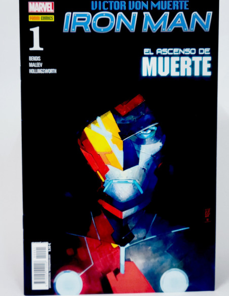 CÓMIC VICTOR VON MUERTE IRON MAN 1 PANINI MARVEL GRAPA DE KIOSCO