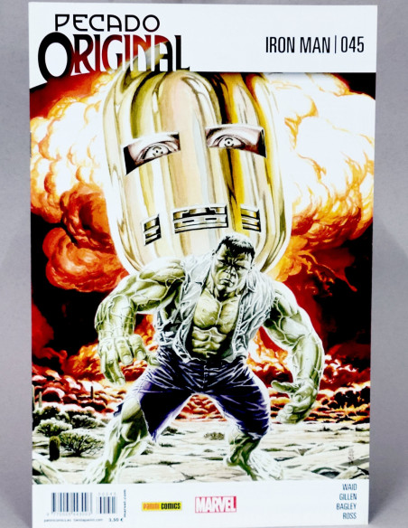 CÓMIC IRON MAN 45 PECADO ORIGINAL PANINI MARVEL GRAPA DE KIOSCO