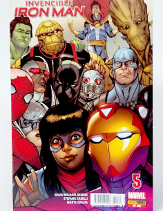 CÓMIC INVENCIBLE IRON MAN 80 PANINI MARVEL GRAPA DE KIOSCO
