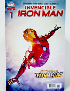 CÓMIC INVENCIBLE IRON MAN 76 PANINI MARVEL GRAPA DE KIOSCO