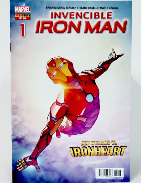 CÓMIC INVENCIBLE IRON MAN 76 PANINI MARVEL GRAPA DE KIOSCO