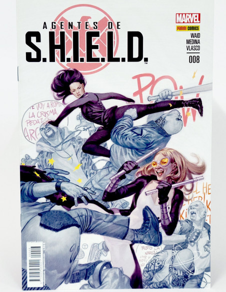 CÓMIC AGENTES DE SHIELD 8 PANINI MARVEL GRAPA DE KIOSCO