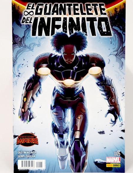 CÓMIC SECRET WARS EL GUANTELETE DEL INFINITO 5 PANINI MARVEL GRAPA DE KIOSCO