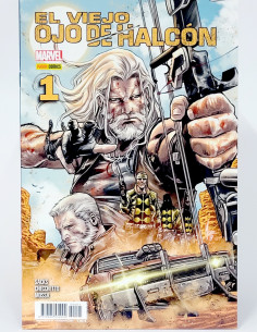 CÓMIC EL VIEJO OJO DE HALCÓN 1 PANINI MARVEL GRAPA DE KIOSCO