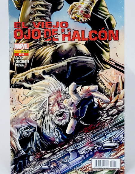 CÓMIC EL VIEJO OJO DE HALCÓN 3 PANINI MARVEL GRAPA DE KIOSCO