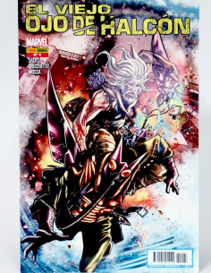 CÓMIC EL VIEJO OJO DE HALCÓN 4 PANINI MARVEL GRAPA DE KIOSCO
