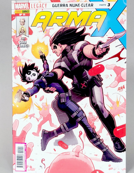 CÓMIC ARMA X 11 LEGACY PANINI MARVEL GRAPA DE KIOSCO