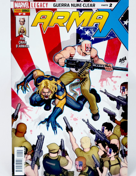CÓMIC ARMA X 10 LEGACY PANINI MARVEL GRAPA DE KIOSCO