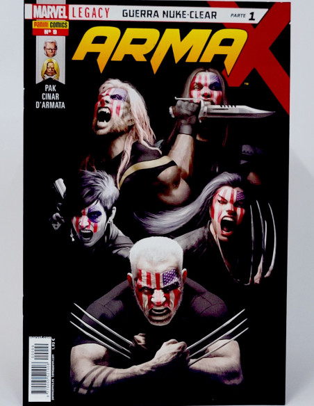 CÓMIC ARMA X 9 LEGACY PANINI MARVEL GRAPA DE KIOSCO