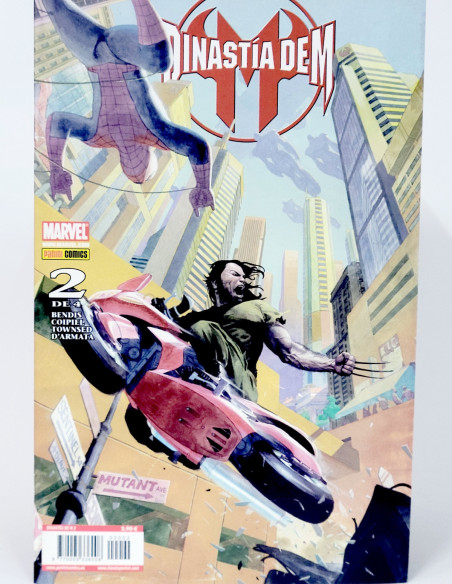 CÓMIC DINASTÍA DE M 2 PANINI MARVEL GRAPA CASI EXCELENTE
