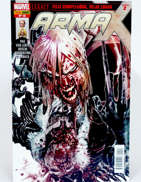CÓMIC ARMA X 13 LEGACY PANINI MARVEL GRAPA DE KIOSCO