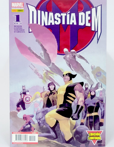 CÓMIC DINASTÍA DE M 1 PANINI MARVEL GRAPA DE KIOSCO