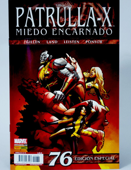 CÓMIC MIEDO ENCARNADO PATRULLA-X 76 EDICIÓN ESPECIAL PANINI MARVEL GRAPA DE KIOSCO