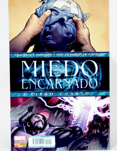 CÓMIC MIEDO ENCARNADO 4 LIBRO CUARTO PANINI MARVEL GRAPA DE KIOSCO
