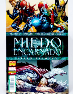 CÓMIC MIEDO ENCARNADO 1 LIBRO PRIMERO PANINI MARVEL GRAPA...