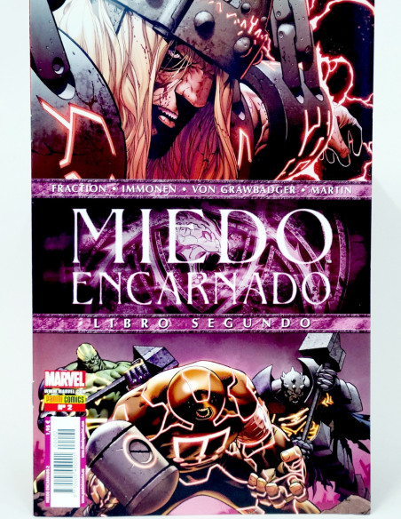 CÓMIC MIEDO ENCARNADO 2 LIBRO SEGUNDOPANINI MARVEL GRAPA DE KIOSCO