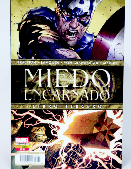 CÓMIC MIEDO ENCARNADO 3 LIBRO TERCERO PANINI MARVEL GRAPA DE KIOSCO