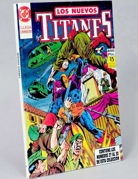 CÓMIC LOS NUEVOS TITANES 6 RETAPADO 27 AL 30 EDICIONES ZINCO DC EXCELENTE ESTADO