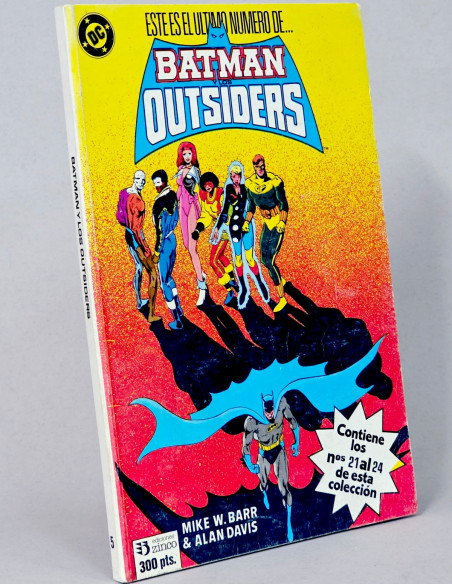 CÓMIC BATMAN Y LOS OUTSIDERS 5 RETAPADO 21 AL 24 EDICIONES ZINCO DC MUY BUEN ESTADO