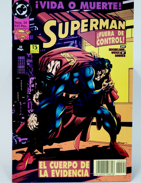 CÓMIC SUPERMAN 24 VOL.3 DC EDICIONES ZINCO VOLUMEN GRAPA DE KIOSCO