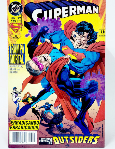 CÓMIC SUPERMAN 22 VOL.3 DC EDICIONES ZINCO VOLUMEN GRAPA DE KIOSCO