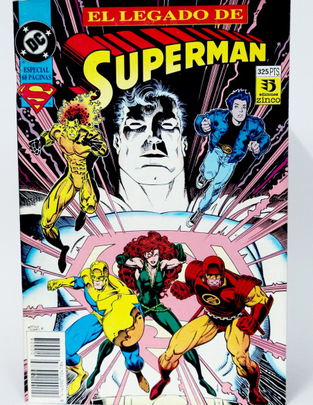 CÓMIC EL LEGADO DE SUPERMAN 27 DC EDICIONES ZINCO GRAPA DE KIOSCO