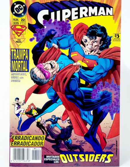 CÓMIC SUPERMAN 22 VOL.3 DC EDICIONES ZINCO VOLUMEN GRAPA DE KIOSCO