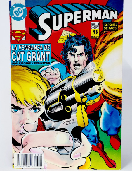 CÓMIC SUPERMAN 8 VOL.3 DC EDICIONES ZINCO VOLUMEN GRAPA DE KIOSCO