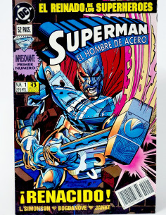 CÓMIC SUPERMAN EL HOMBRE DE ACERO 1 DC EDICIONES ZINCO...