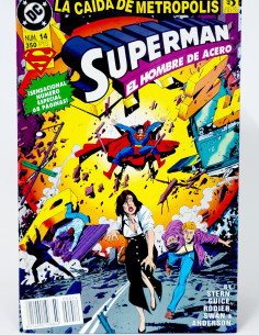 CÓMIC SUPERMAN EL HOMBRE DE ACERO 14 DC EDICIONES ZINCO...