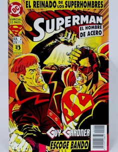 CÓMIC SUPERMAN EL HOMBRE DE ACERO 2 DC EDICIONES ZINCO...