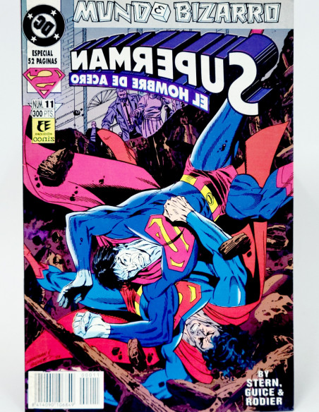 CÓMIC SUPERMAN EL HOMBRE DE ACERO 11 DC EDICIONES ZINCO GRAPA DE KIOSCO