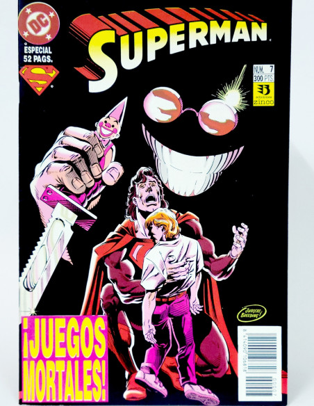 CÓMIC SUPERMAN 7 VOL.3 DC EDICIONES ZINCO VOLUMEN GRAPA DE KIOSCO
