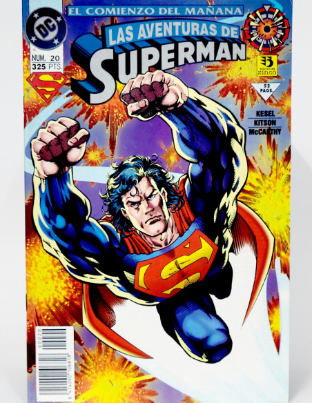 CÓMIC LAS AVENTURAS DE SUPERMAN 20 VOL.3 DC EDICIONES ZINCO VOLUMEN GRAPA DE KIOSCO