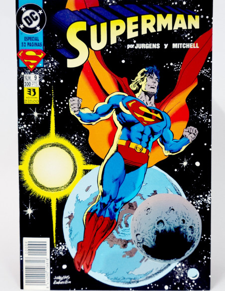 CÓMIC SUPERMAN 9 VOL.3 DC EDICIONES ZINCO VOLUMEN GRAPA DE KIOSCO