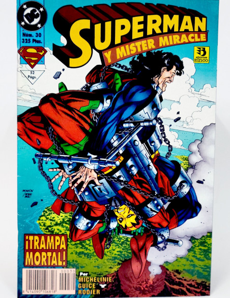 CÓMIC SUPERMAN 30 MISTER MIRACLE VOL.3 DC EDICIONES ZINCO VOLUMEN GRAPA DE KIOSCO