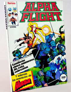CÓMIC ALPHA FLIGHT 32 AL 35 RETAPADO VOL.1 FORUM MARVEL...