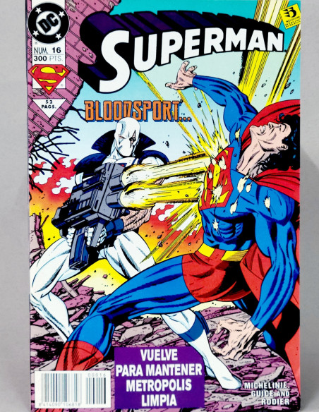 CÓMIC SUPERMAN 16 VOL.3 DC EDICIONES ZINCO VOLUMEN GRAPA EXCELENTE ESTADO